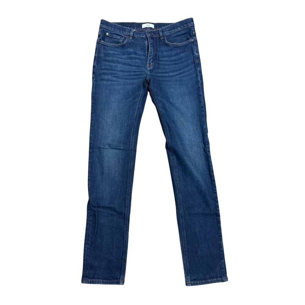 SPOKE London Build A Mens Blue Straight Leg Denim Jeans Waist 34 Inseam 34